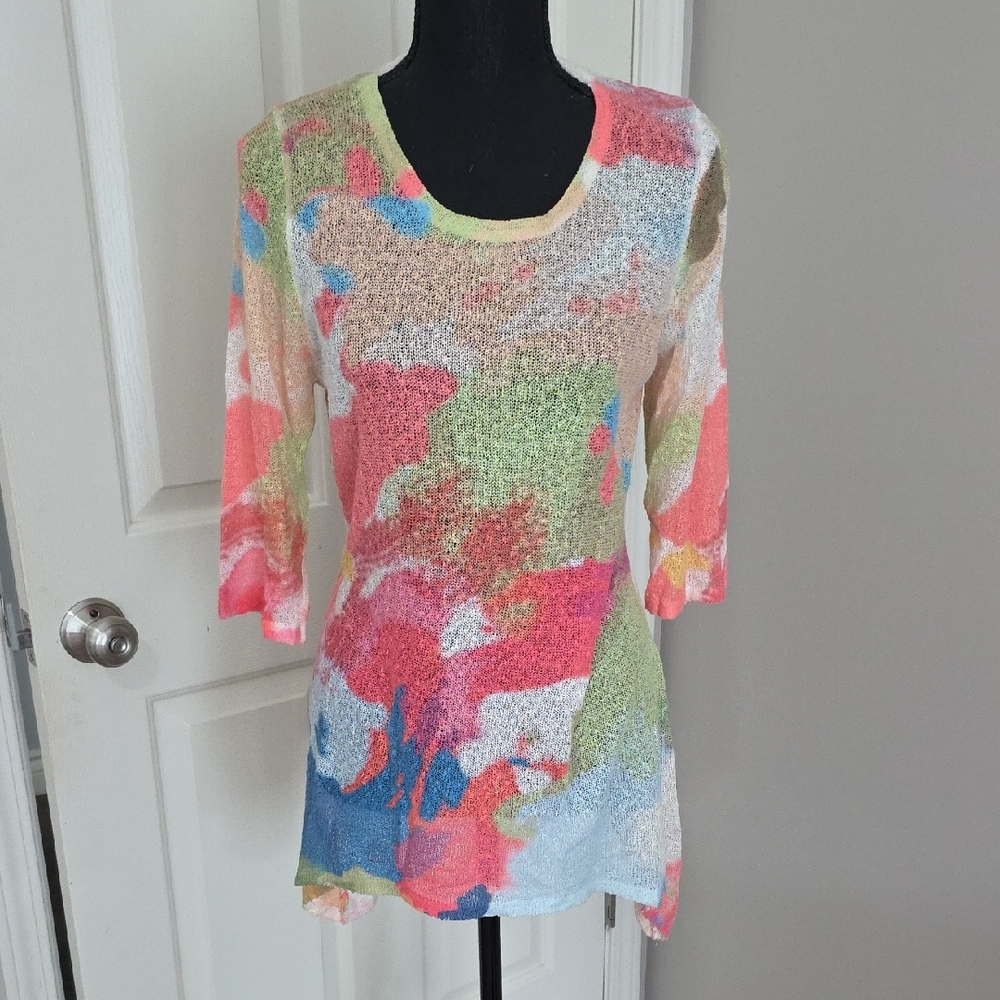 Vibrant Multicolor Women's Tunic Top